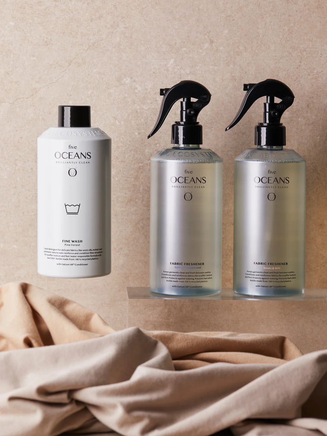 Five Oceans Fabric Fresh & Fine Wash Trio