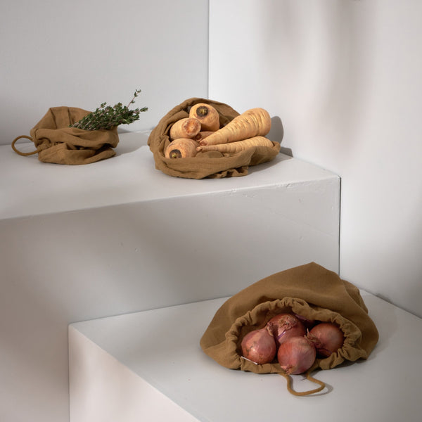 The Organic Company Σέτ Τσάντες Φαγητού Khaki