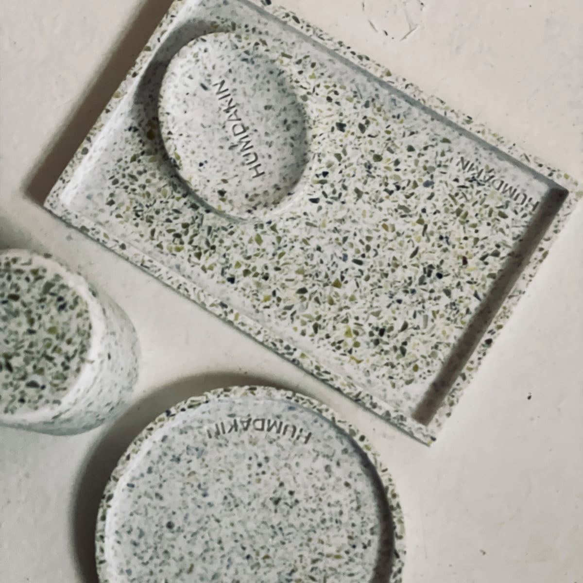 Humdakin Terrazzo Πράσινος Στρόγγυλος Δίσκος