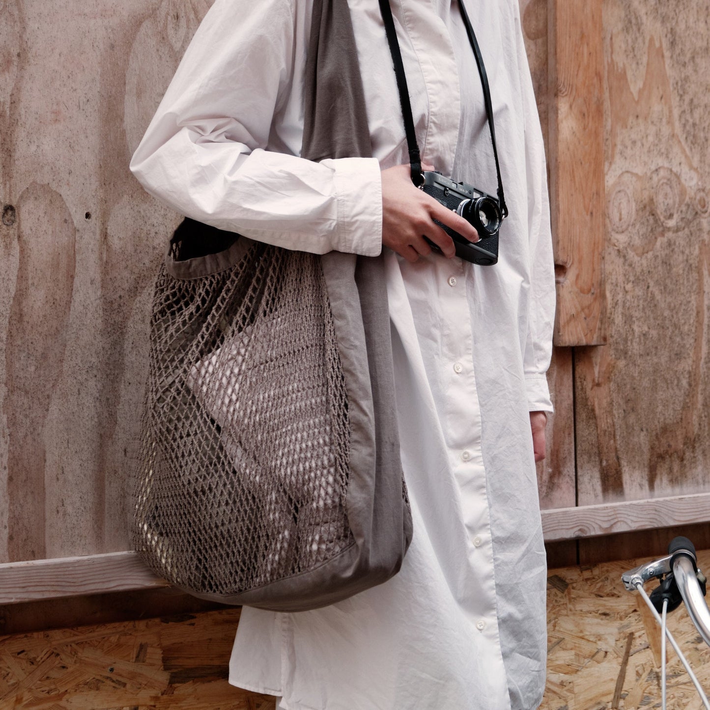 The Organic Company Net Shoulder Bag Clay