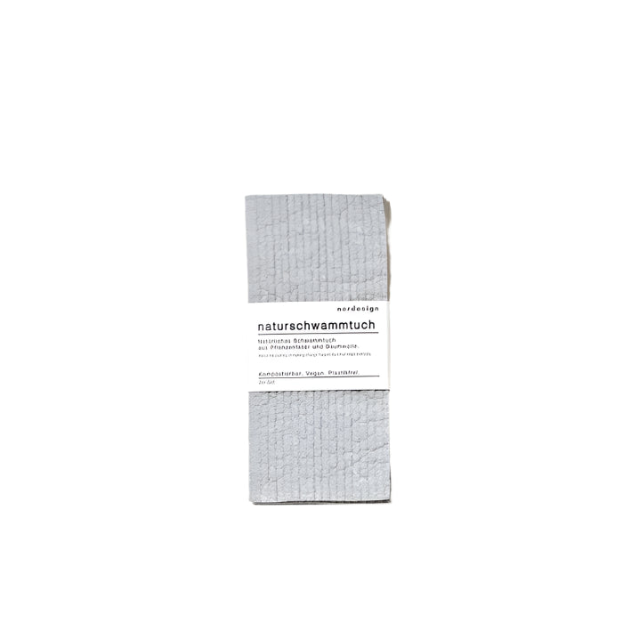 Nordesign Natural Sponge Cloth Grey (In Set)