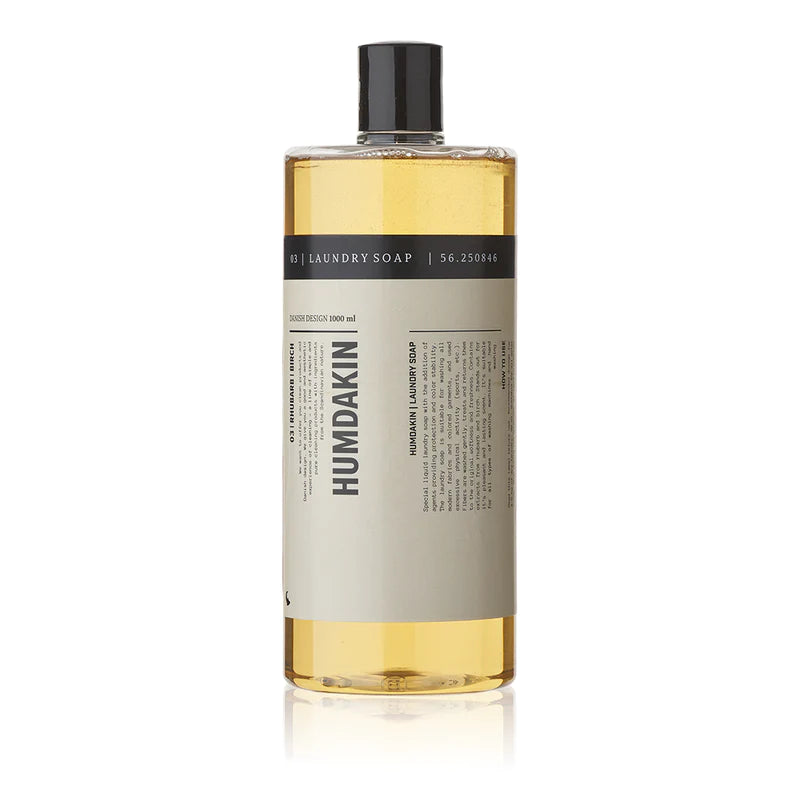 Liquid laundry soap that leaves the clothes clean, soft and pleasant-smelling after every wash.