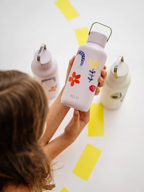 The limited edition equa flwr pwr bottle just for kids.