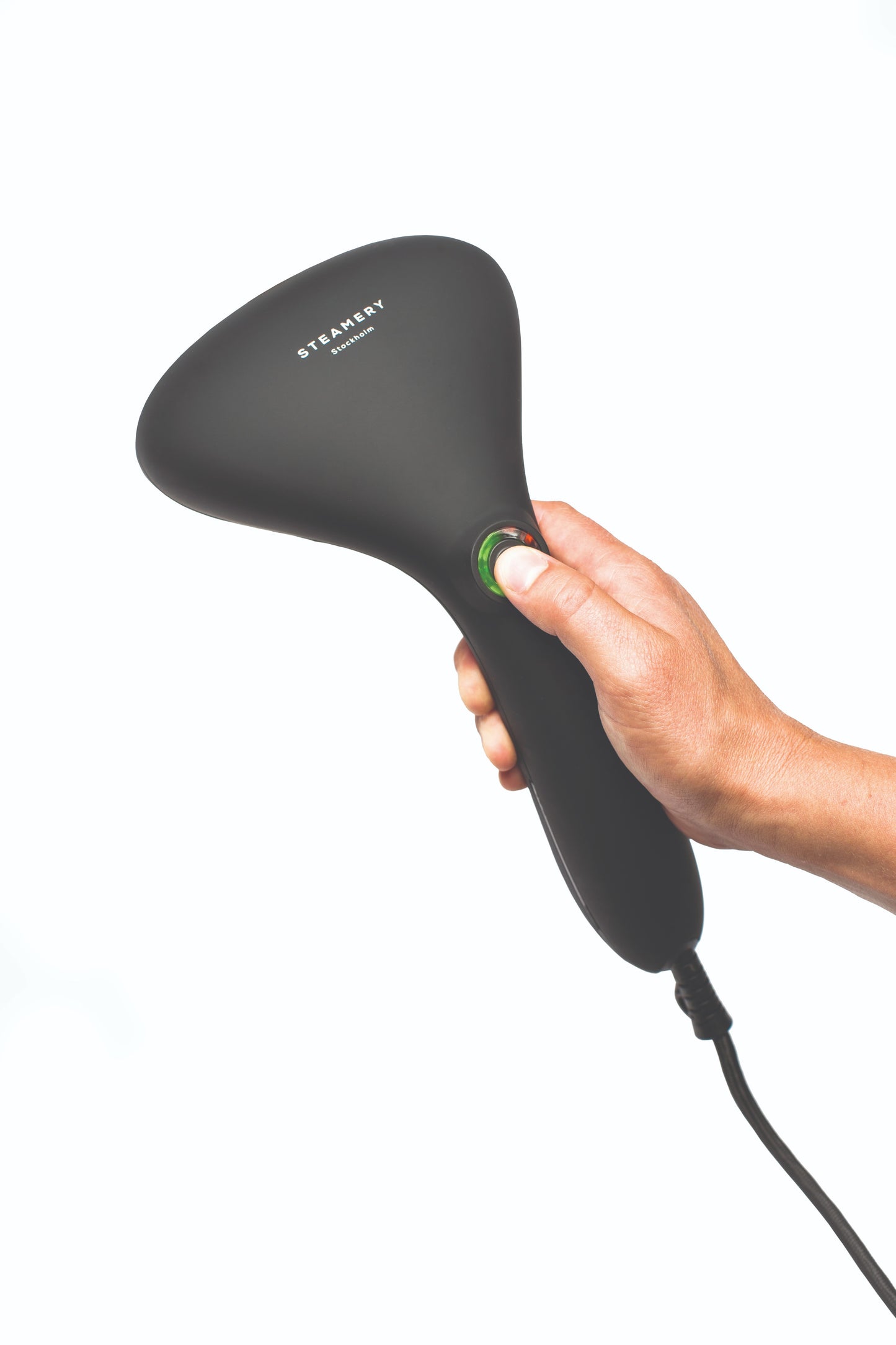 The hot steam removes signs of a garment ever being worn, such as odors, shallow dirt and bacteria.