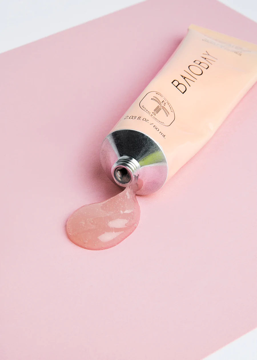 Baiobay face and lips exfoliating scrub which exfoliates dead skin cells.
