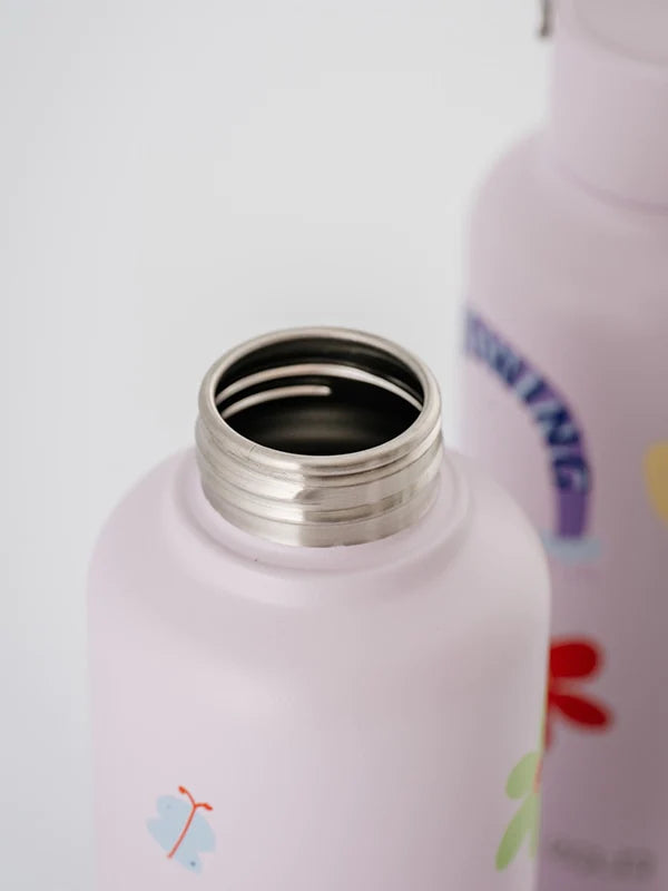 Travel flwr pwr stainless steel equa bottle.