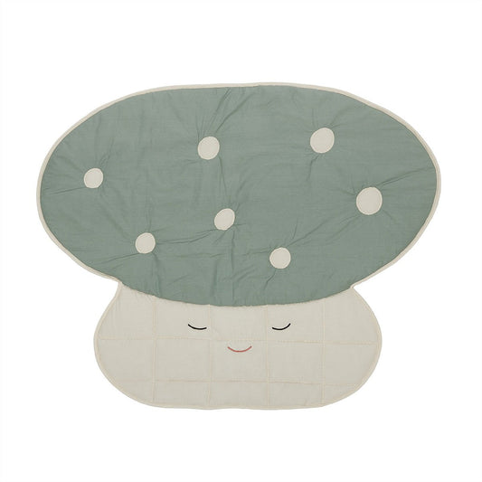 Mushroom Quilted Blanket