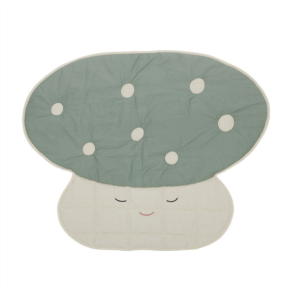 Mushroom Quilted Blanket