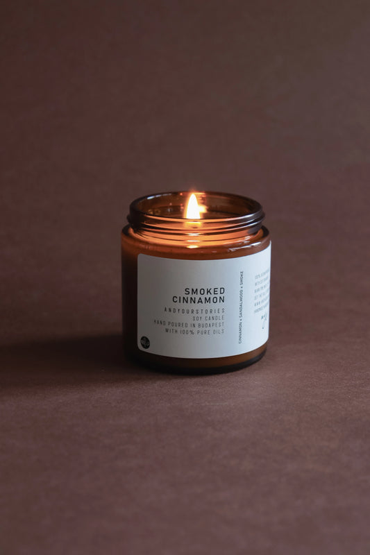 Andyourstories Smoked Cinnamon Soy Candle 100gr