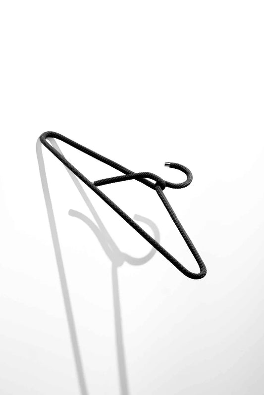 Peppermint rope hanger design clothes hanger with anti-slip features and a sleek aesthetic.