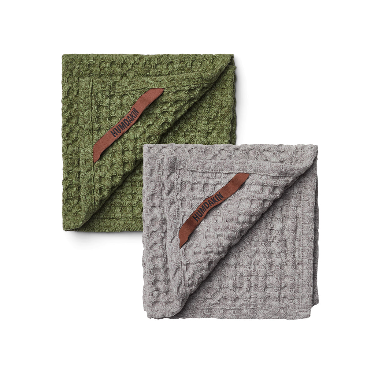 Humdakin Waffle Dish Cloth - Stone Fern (2 pack)