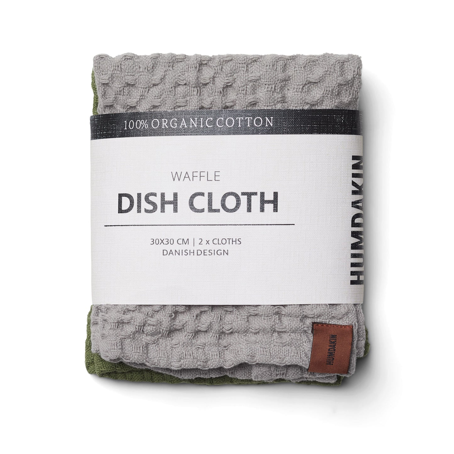 Humdakin Waffle Dish Cloth - Stone Fern (2 pack)