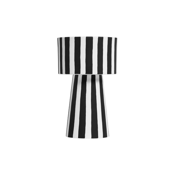Toppu Pot White - Black Ø15cm - Large
