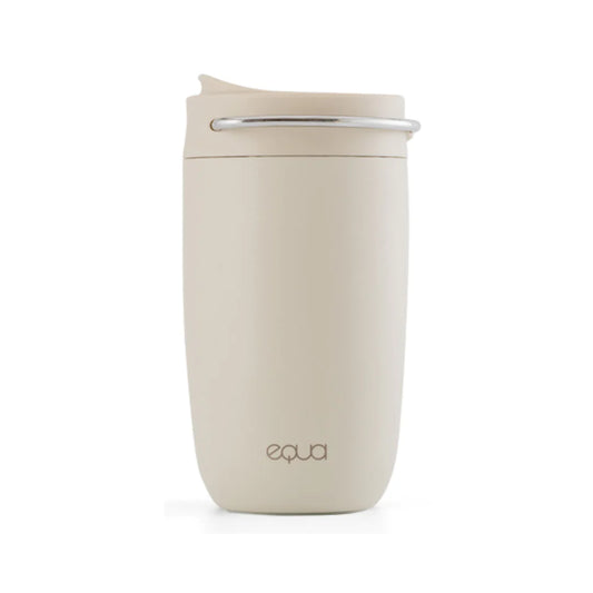 Equa Cup Grey – stainless steel, thermally insulated