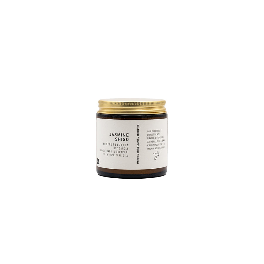 Andyourstories Jasmine Shiso Soy Candle 100gr