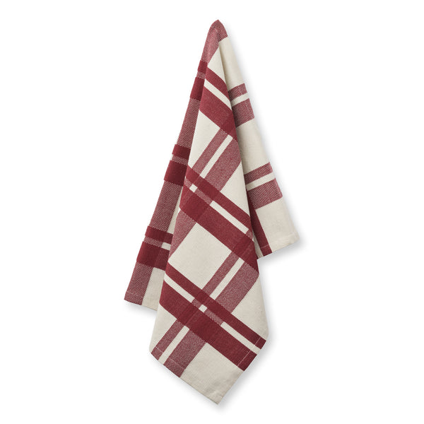 Humdakin Tea Towel - Red Check (2 pack)