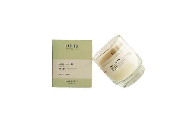 Lab Co. Κερί Σόγιας Λεμόνι & Αλάτι 200γρ