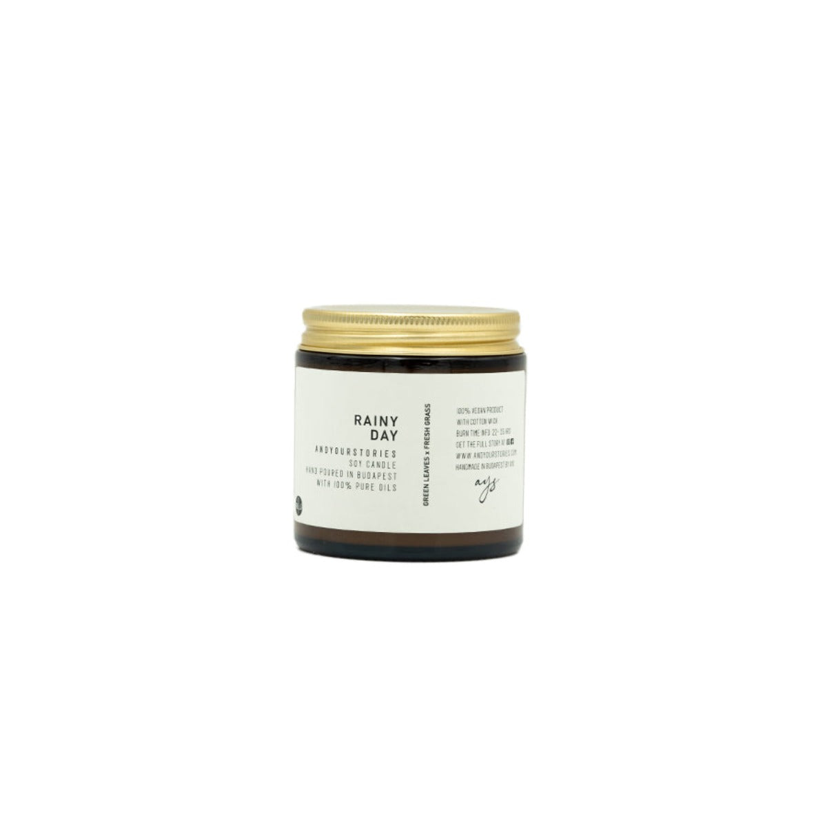 Andyourstories Rainy Day Soy Candle 100gr