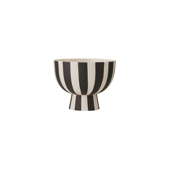 Toppu Mini Bowl Black - White Ø12cm