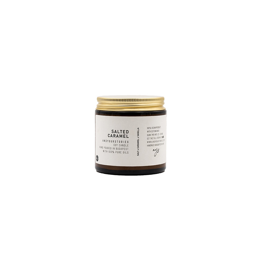 Andyourstories Salted Caramel Soy Candle 100gr