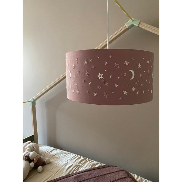 2 Stories Glow in the Dark Stars Ceiling Lampshade