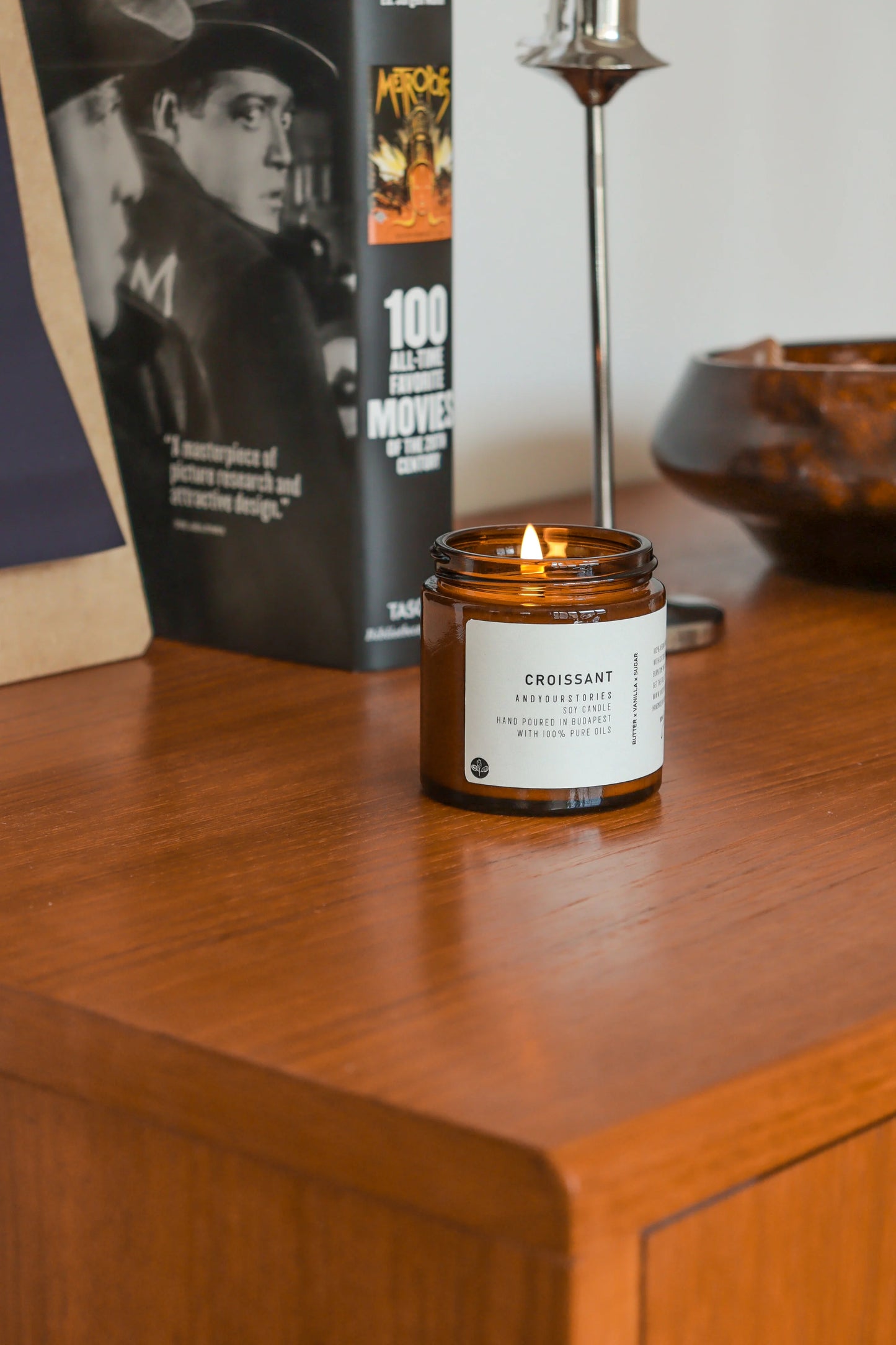 Andyourstories Croissant Soy Candle 100gr