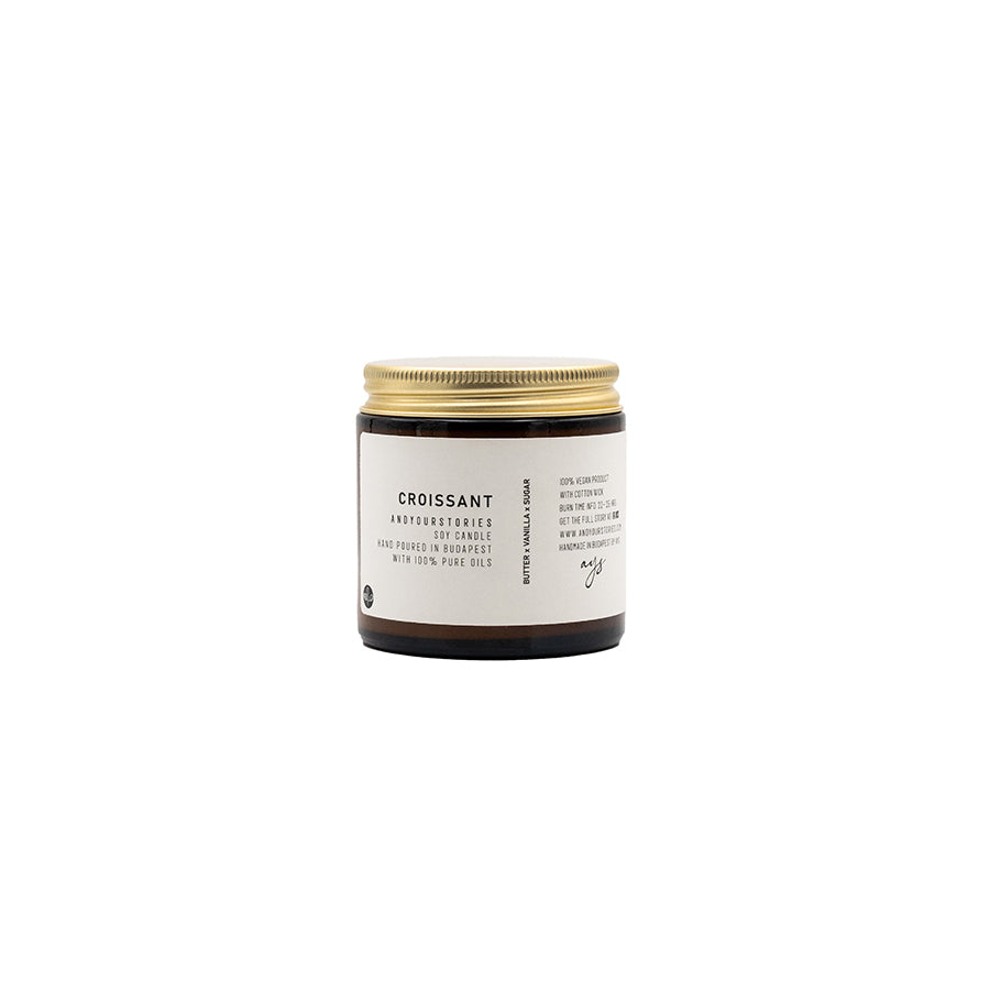 Andyourstories Croissant Soy Candle 100gr