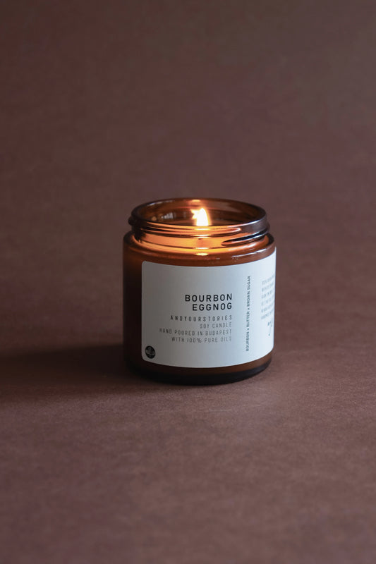 Andyourstories Bourbon Eggnog Soy Candle 100gr