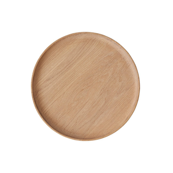 Inka Wood Round Tray Nature Ø30cm - Large