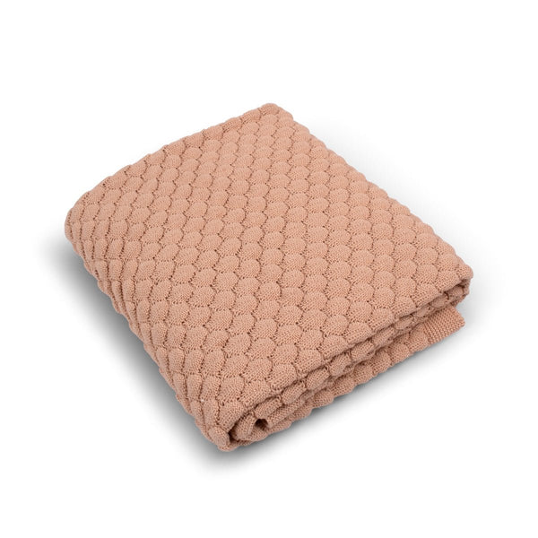 Knittet Baby Blanket - Ivory Cream