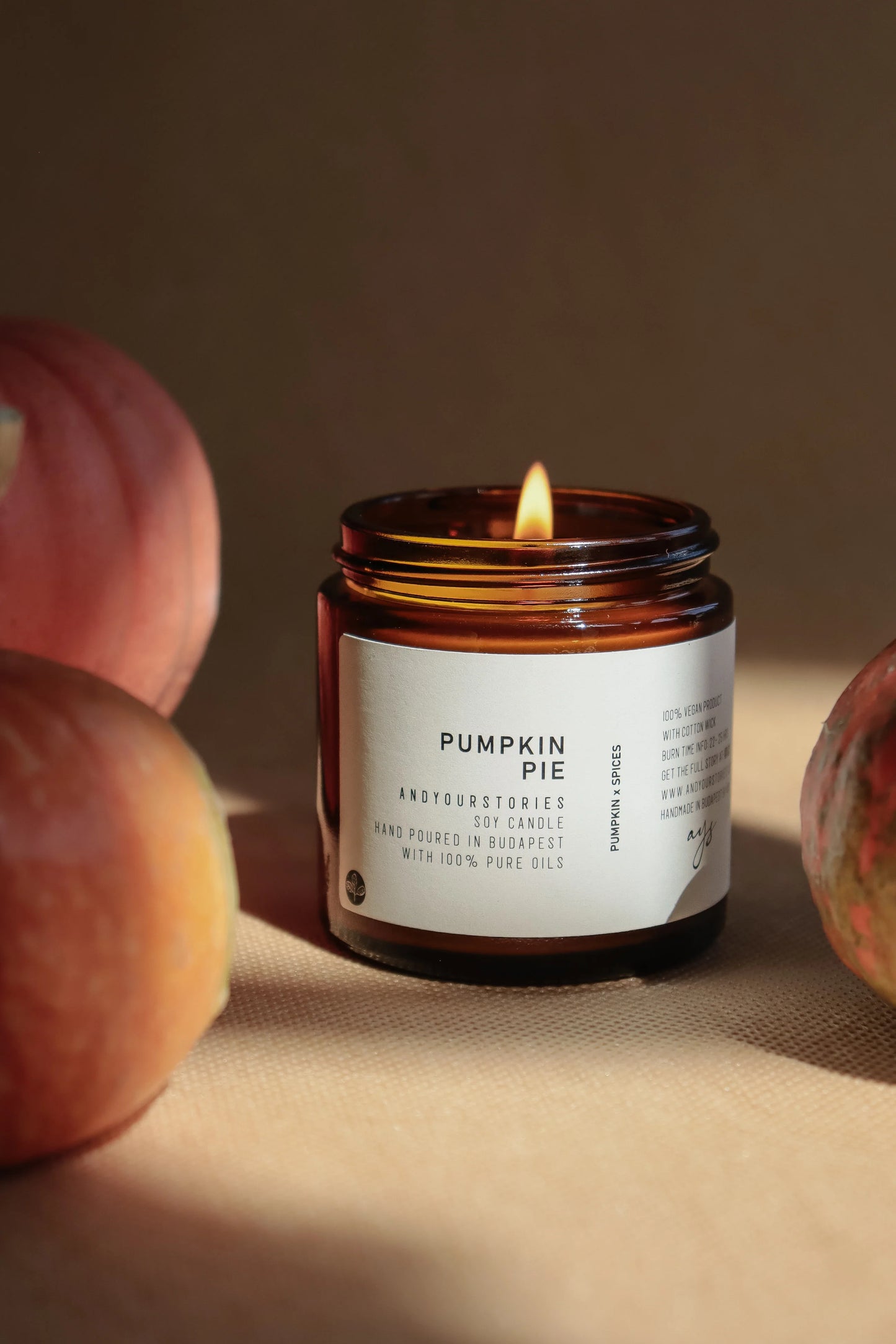 Andyourstories Pumpkin Pie Soy Candle 100gr