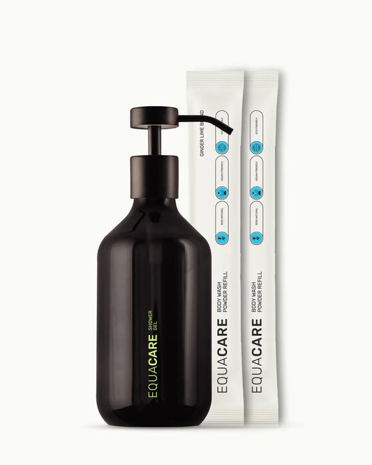 Equa-Care Body Shower Gel 350ml (starter set with 2 refills)