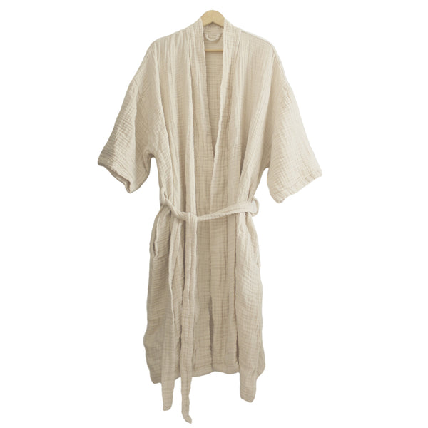 The Organic Company Fine Bathrobe Stone
