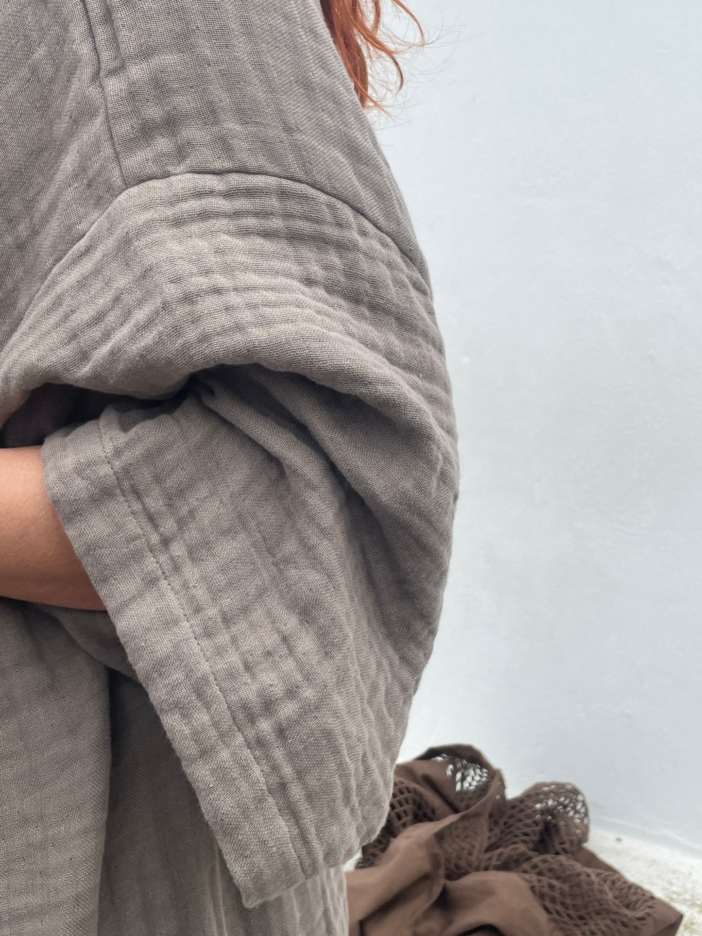 The Organic Company Fine Bathrobe Clay