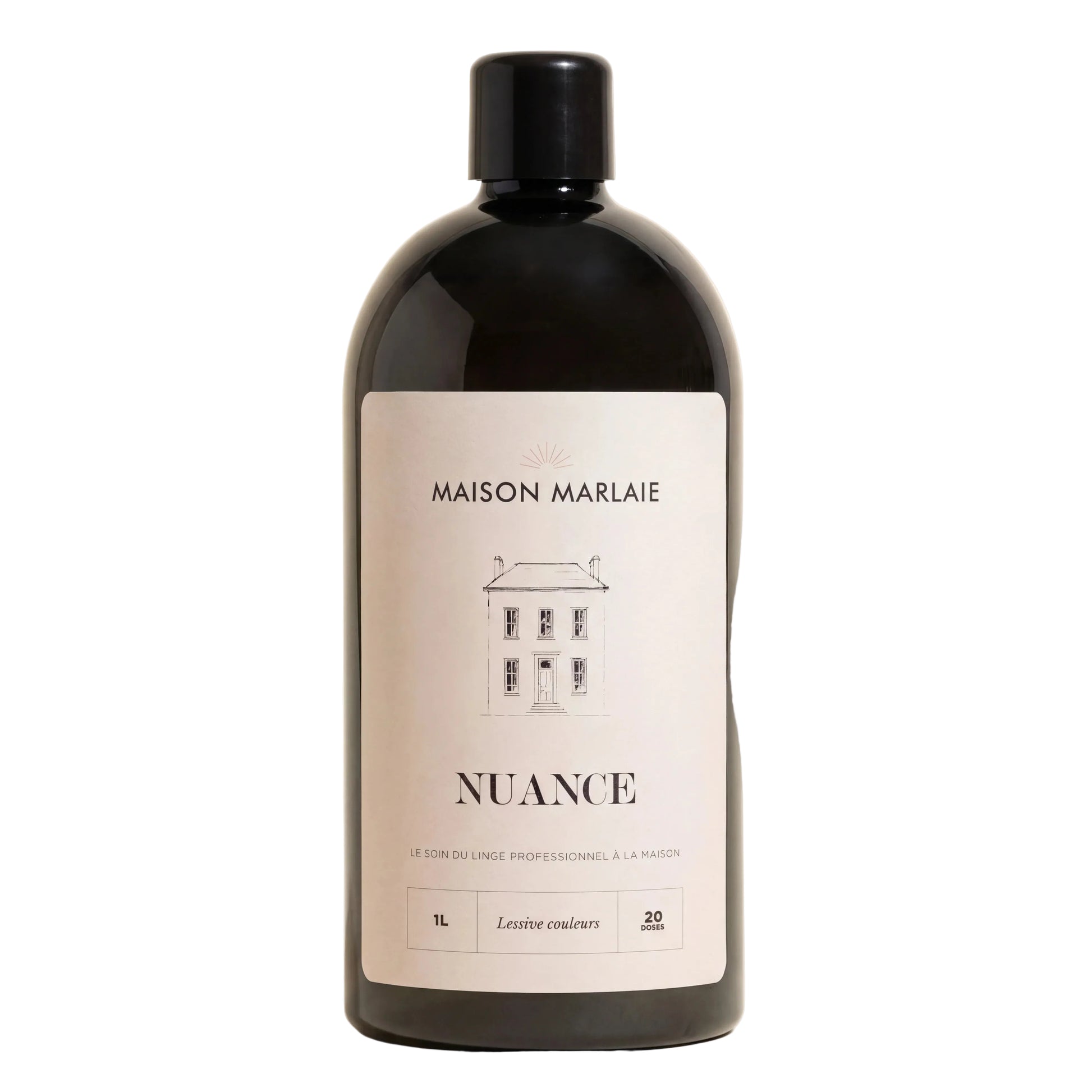 Bottle of Maison Marlaie Nuance on a beige background