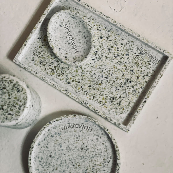 Humdakin Green Terrazzo Round Tray