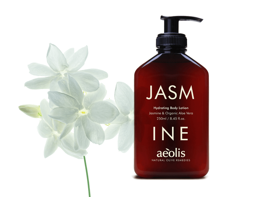Jasmine assists in protecting against free radicals, evening out skin tone.  Aloe vera  protects the skin with its hydrating, anti-inflammatory, anti-microbial and calming benefits.