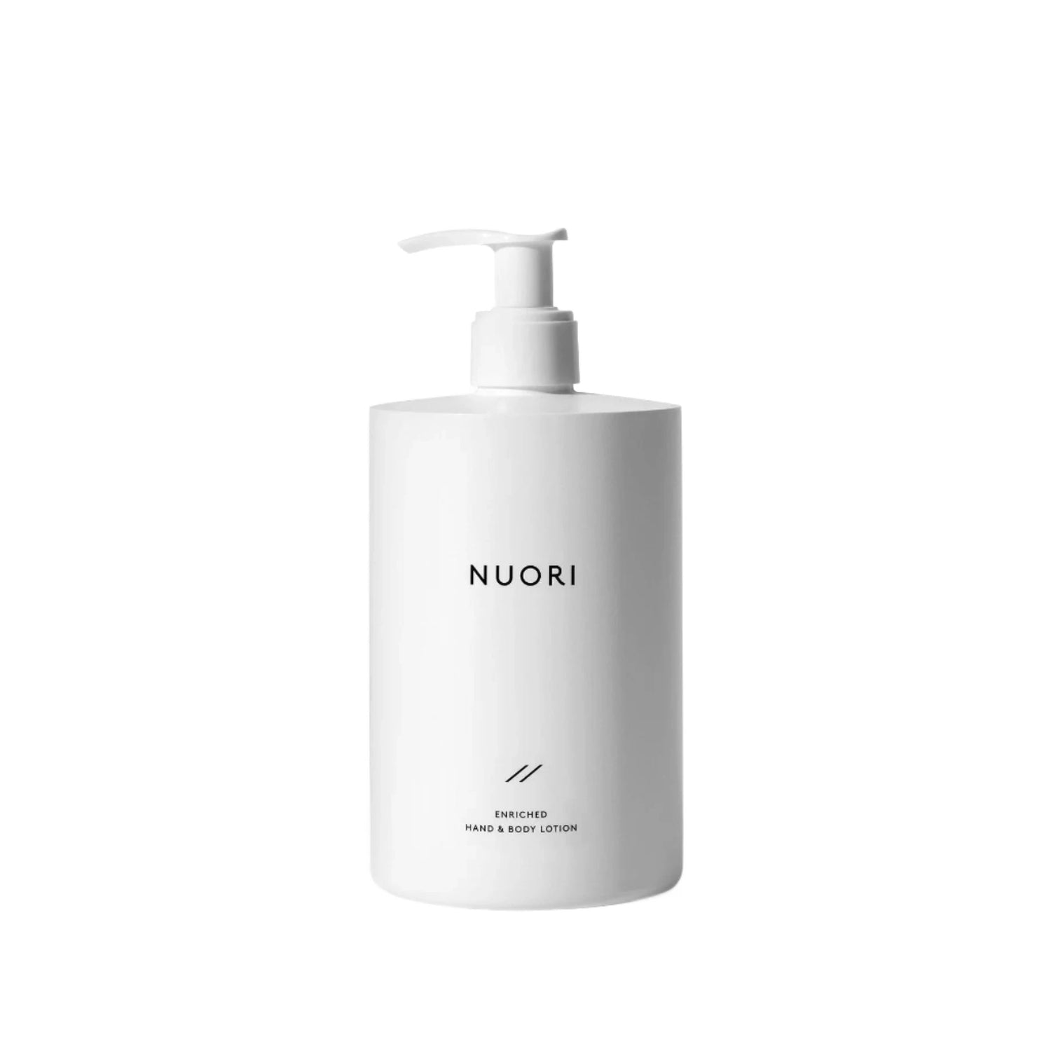 Nuori enriched hand & body lotion.