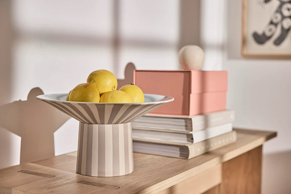 Toppu Centerpiece Clay - Ice Blue Ø30cm - High