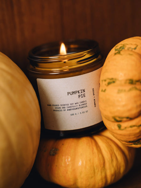 Andyourstories Pumpkin Pie Soy Candle 100gr