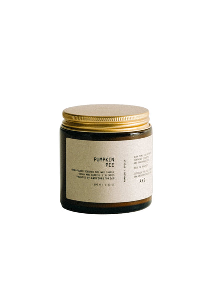 Andyourstories Pumpkin Pie Soy Candle 100gr