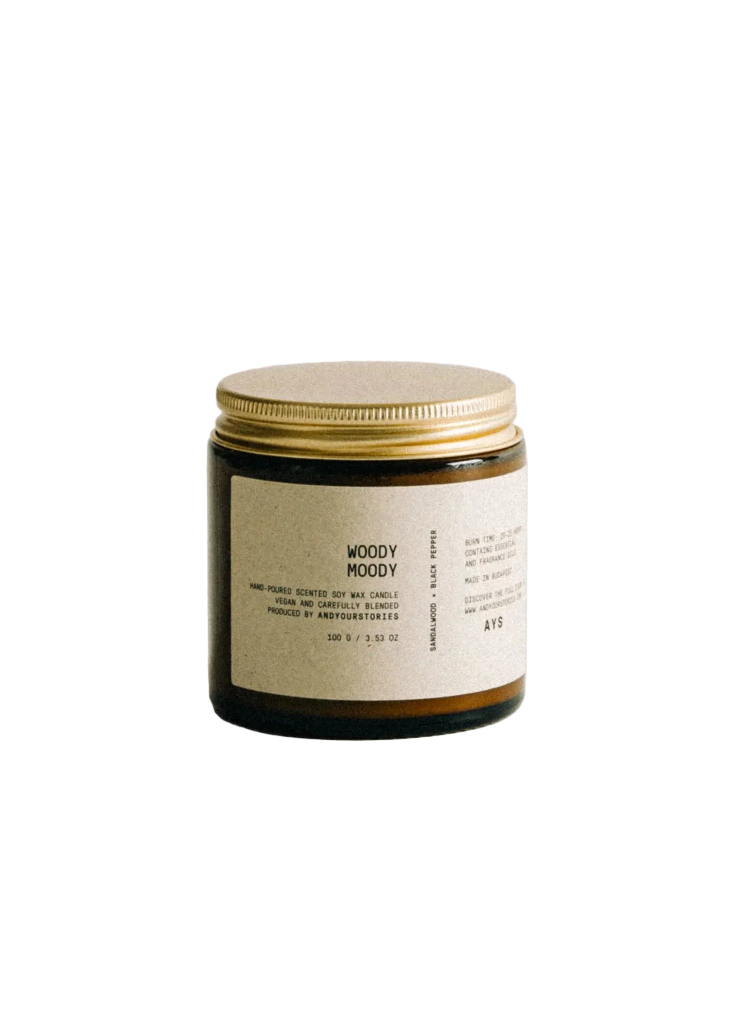 Andyourstories Smoked Cinnamon Κερί Σόγιας  100gr