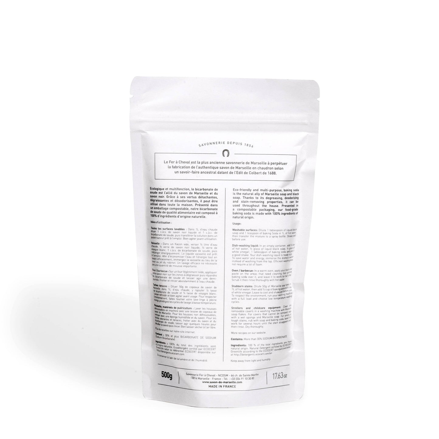 Fer à Cheval Μαγειρική Σόδα Πλυσίματος 500g