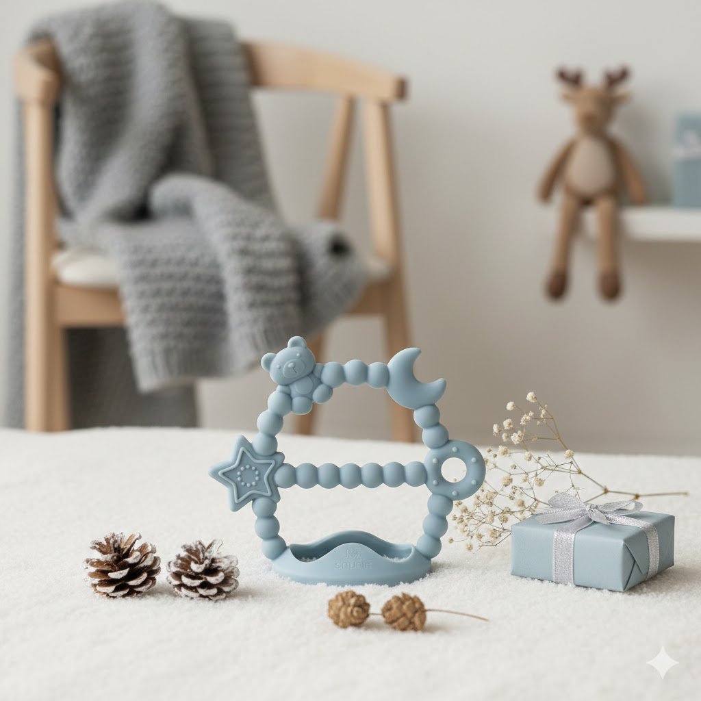 Galaxy Μαλακός Δακτύλιος Δοντιών Σιλικόνης - Γαλάζιο