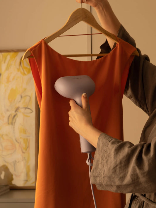 Steaming is the gentlest way to remove wrinkles from garments and home textiles. 