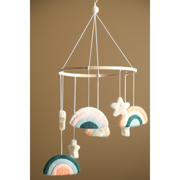 2 Stories Pastelbage Baby Mobile