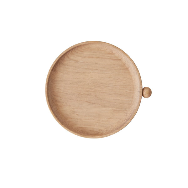 Inka Wood Round Tray Nature Ø20cm - Small