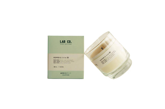 Lab Co. Κερί Σόγιας Pepper & Iris 200gr