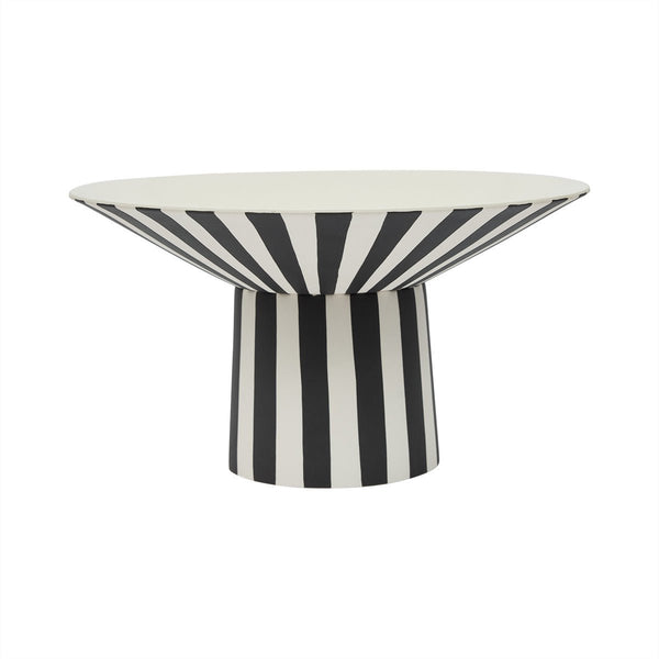 Toppu Centerpiece Black - White Ø30cm - High