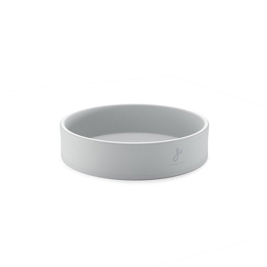 Gray kids pool on a white background